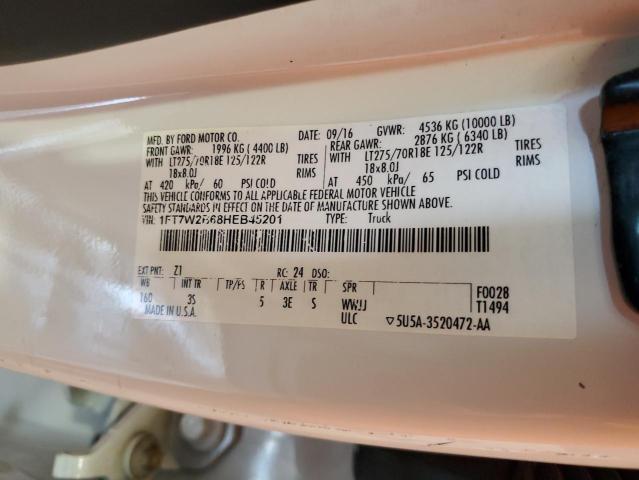 2017 FORD F250 SUPER - 1FT7W2B68HEB45201