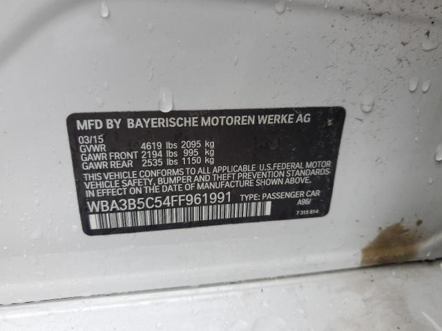 VIN WBA3B5C54FF961991 2015 BMW 3 Series, 328 Xi Sulev no.12