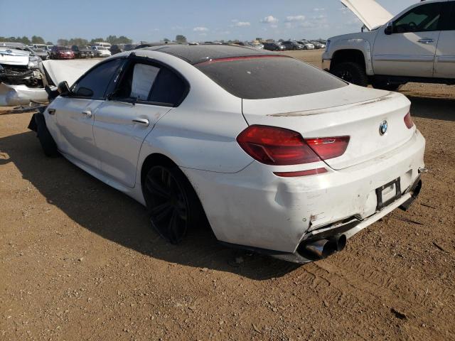 BMW M6 GRAN CO 2015 white  gas WBS6C9C51FD467998 photo #3