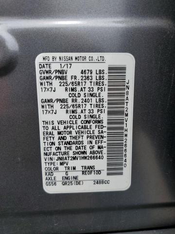 2017 NISSAN ROGUE S - JN8AT2MV1HW266640