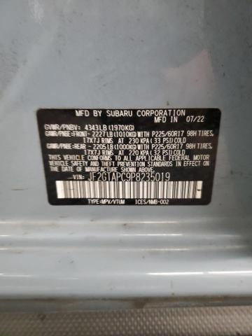 2023 SUBARU CROSSTREK JF2GTAPC9P8235019  67625164