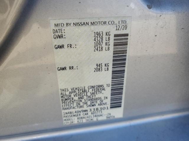 2021 NISSAN ALTIMA SV - 1N4BL4DV9MN338301