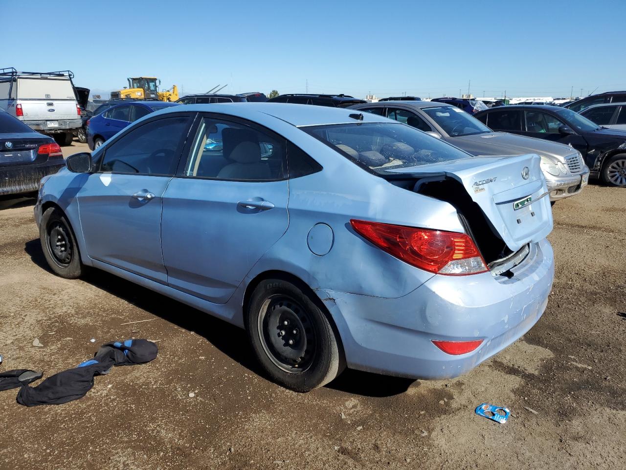 Lot #2853287767 2014 HYUNDAI ACCENT GLS