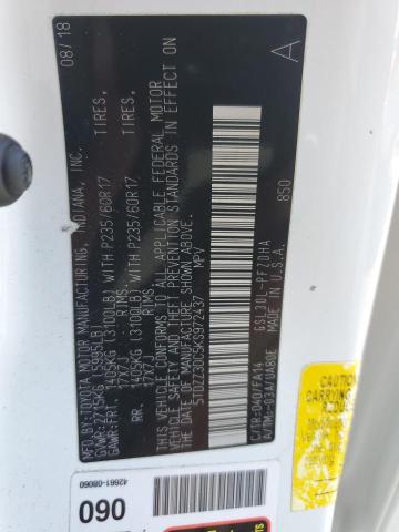 2019 TOYOTA SIENNA - 5TDZZ3DC5KS972437