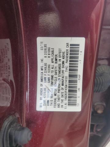 2016 HONDA ACCORD LX - 1HGCR2F43GA174191