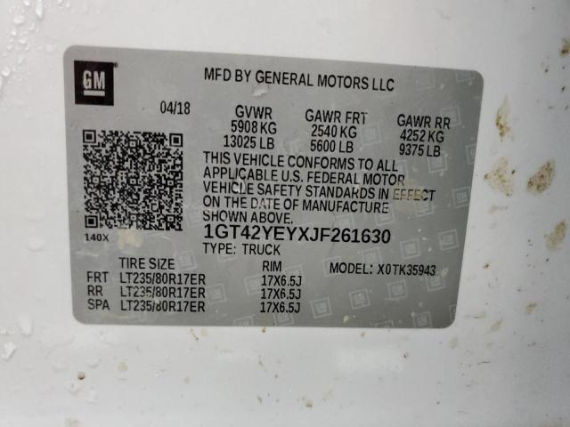 2018 GMC SIERRA K35 1GT42YEYXJF261630