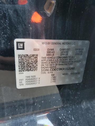 2019 CHEVROLET TAHOE POLI - 1GNLCDEC0KR312260