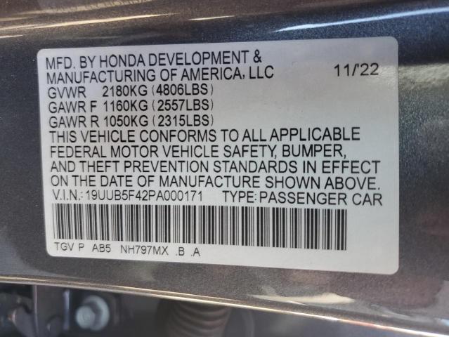 2023 ACURA TLX TECHNO - 19UUB5F42PA000171