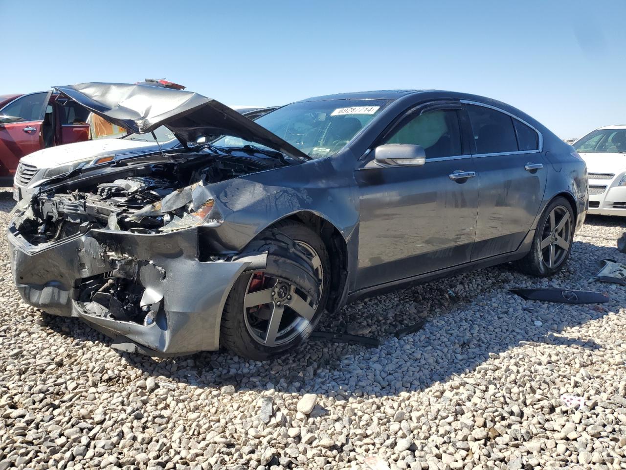 ACURA TL 2009 gray  gas 19UUA96579A005050 photo #1