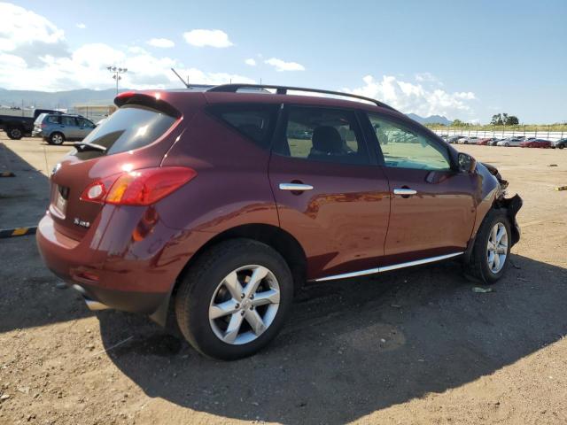 NISSAN MURANO S 2009 burgundy  gas JN8AZ18W39W125114 photo #4