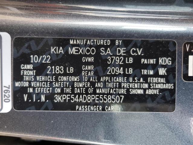 VIN 3KPF54AD8PE558507 2023 KIA Forte, Gt Line no.12