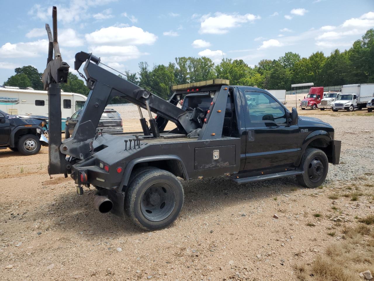 FORD F450 SUPER 2000 black chassis diesel 1FDXF46F9YED61902 photo #4