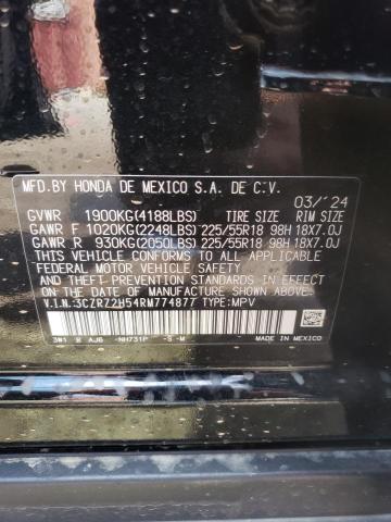 2024 HONDA HR-V SPORT - 3CZRZ2H54RM774877