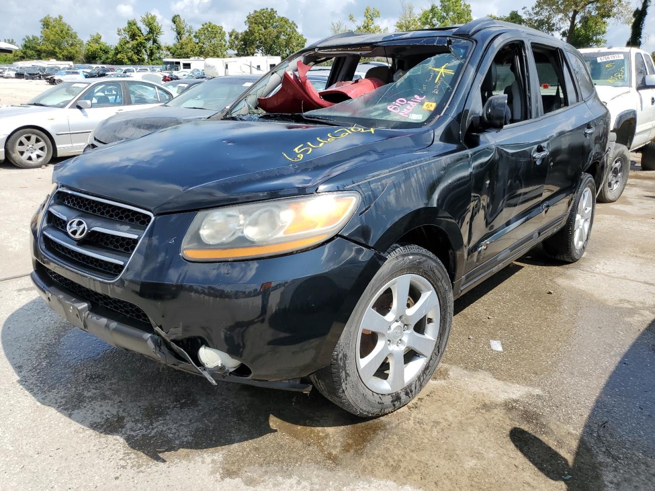 Lot #2778621932 2009 HYUNDAI SANTA FE S