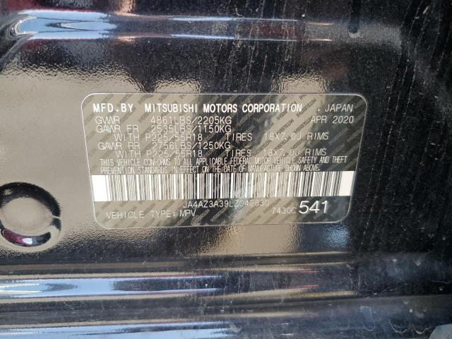 2020 MITSUBISHI OUTLANDER - JA4AZ3A39LZ042830