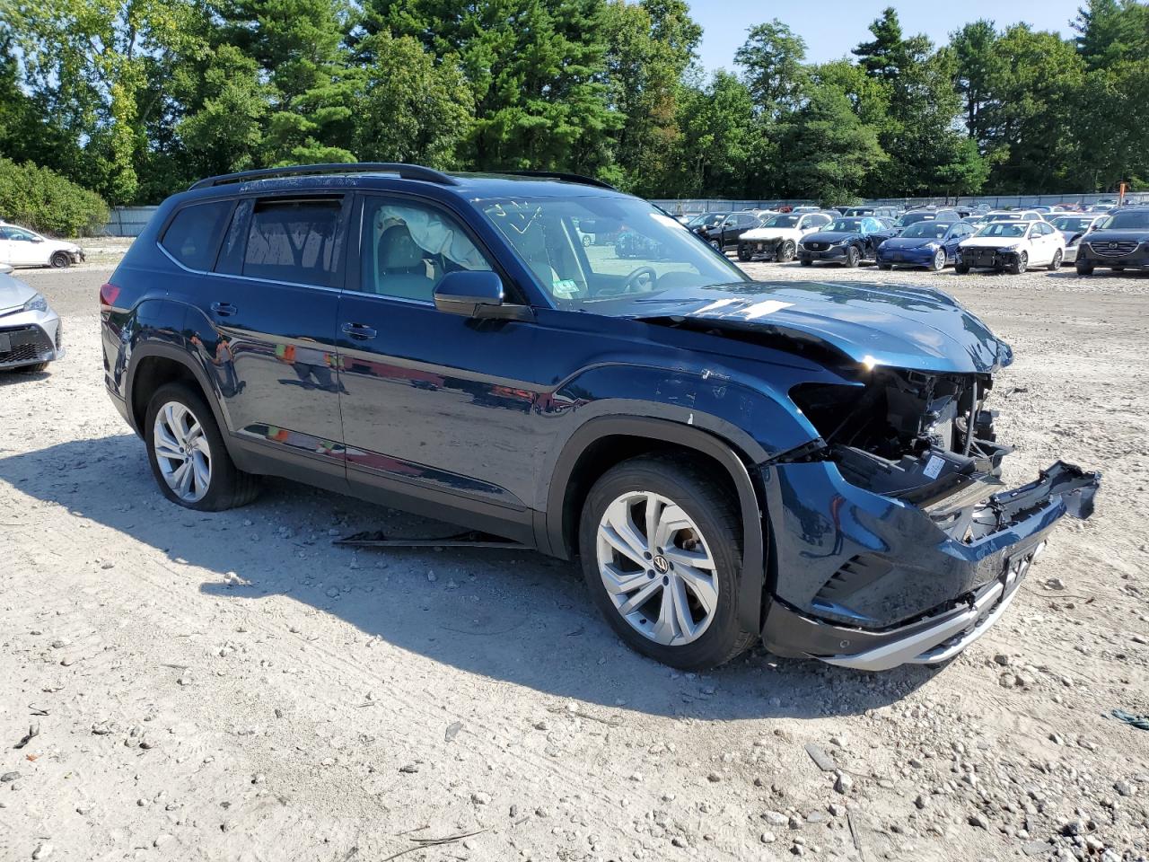 Lot #2751167977 2021 VOLKSWAGEN ATLAS SE