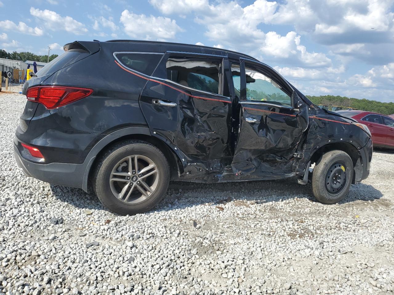 Lot #2788816336 2017 HYUNDAI SANTA FE S