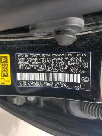 2016 LEXUS ES 350 - JTHBK1GG6G2227735