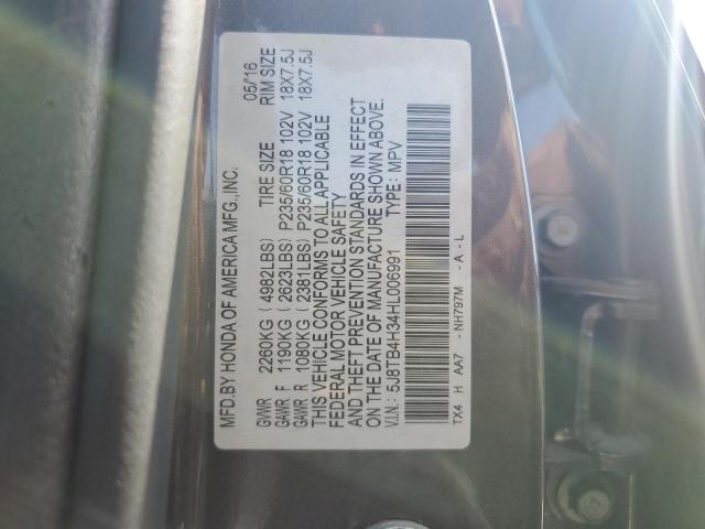 2017 ACURA RDX - 5J8TB4H34HL006991