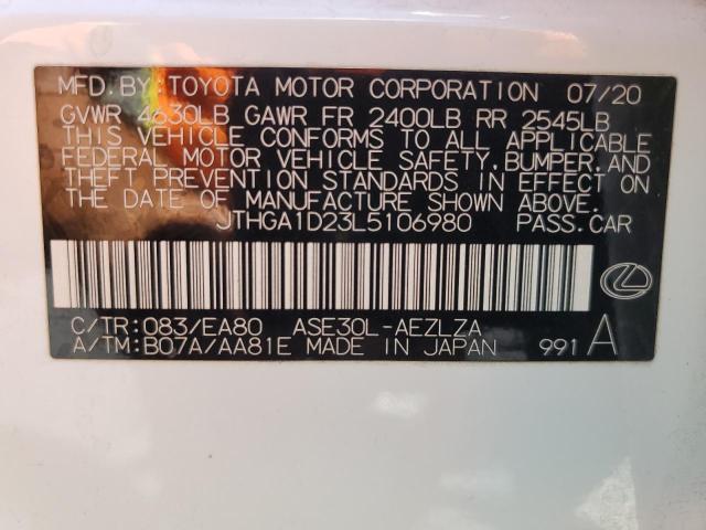 2020 LEXUS IS 300 F S - JTHGA1D23L5106980