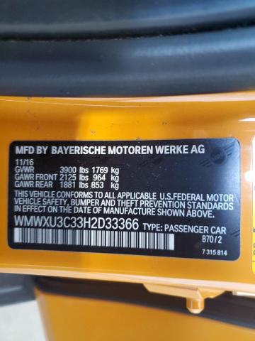 2017 MINI COOPER S - WMWXU3C33H2D33366