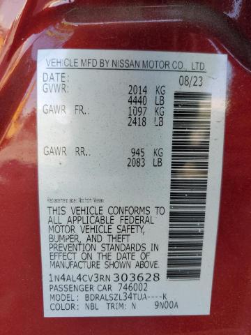 2024 NISSAN ALTIMA SR 1N4AL4CV3RN303628  69170854