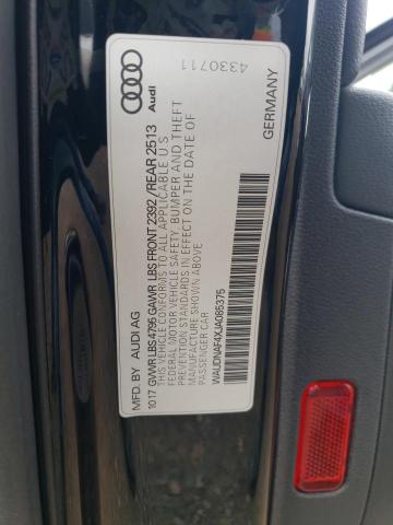 2018 AUDI A4 PREMIUM - WAUDNAF4XJA085375