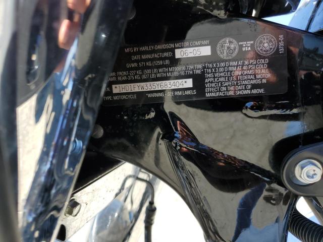 2005 HARLEY-DAVIDSON FLHRSI 1HD1FYW335Y683404