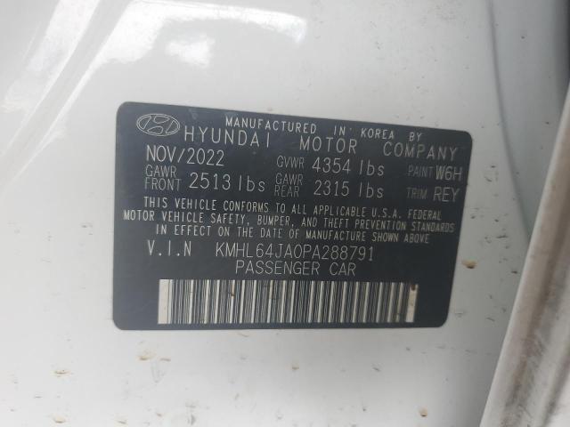 2023 HYUNDAI SONATA SEL - KMHL64JA0PA288791