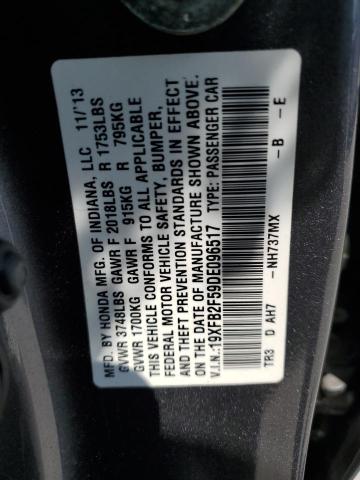 VIN 19XFB2F59DE096517 2013 Honda Civic, LX no.12