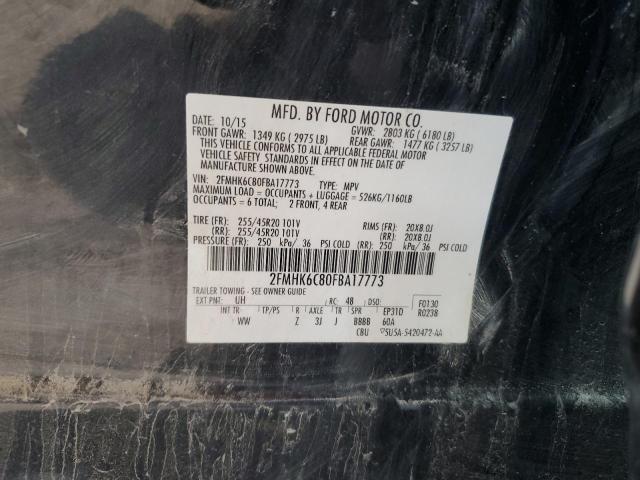 2015 FORD FLEX SEL - 2FMHK6C80FBA17773