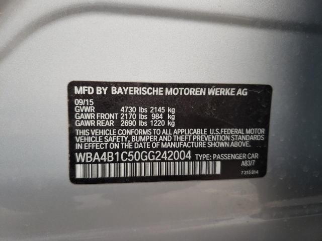 VIN WBA4B1C50GG242004 2016 BMW 4 Series, 435 I Gran... no.12