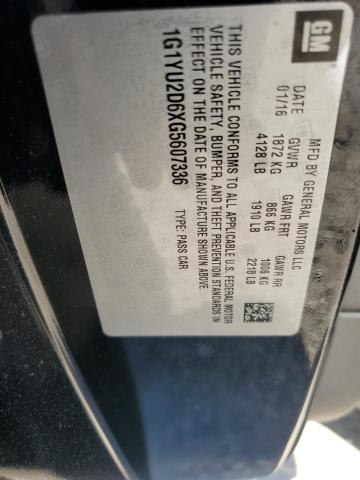 2016 CHEVROLET CORVETTE Z - 1G1YU2D6XG5607336
