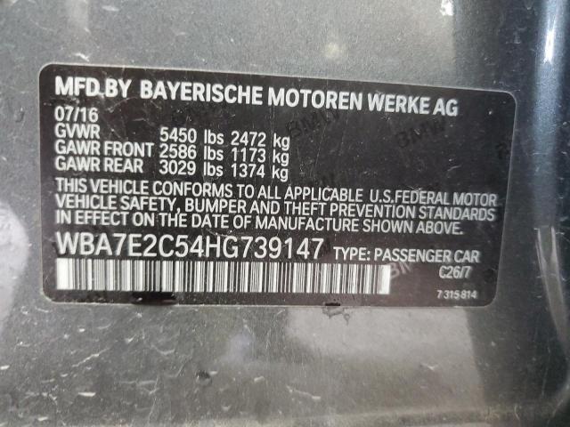 2017 BMW 740 I - WBA7E2C54HG739147
