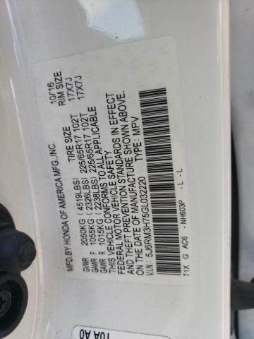 2016 HONDA CR-V EXL - 5J6RM3H75GL032220