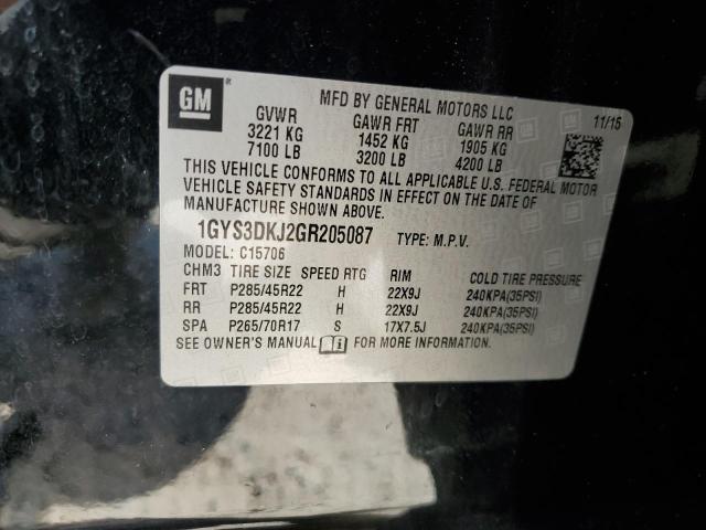 2016 CADILLAC ESCALADE P - 1GYS3DKJ2GR205087