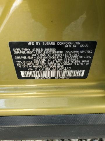 2021 SUBARU CROSSTREK - JF2GTHNC2MH345482