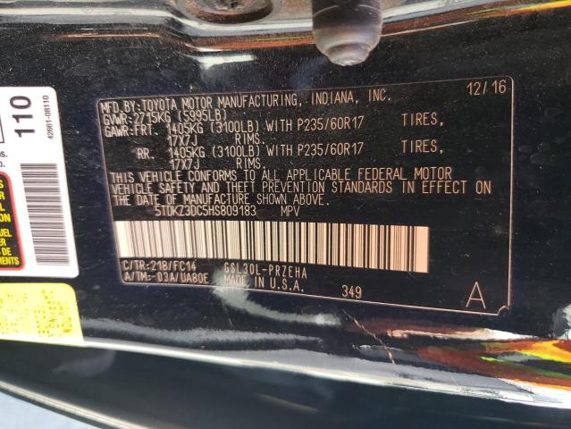 2017 TOYOTA SIENNA LE - 5TDKZ3DC5HS809183