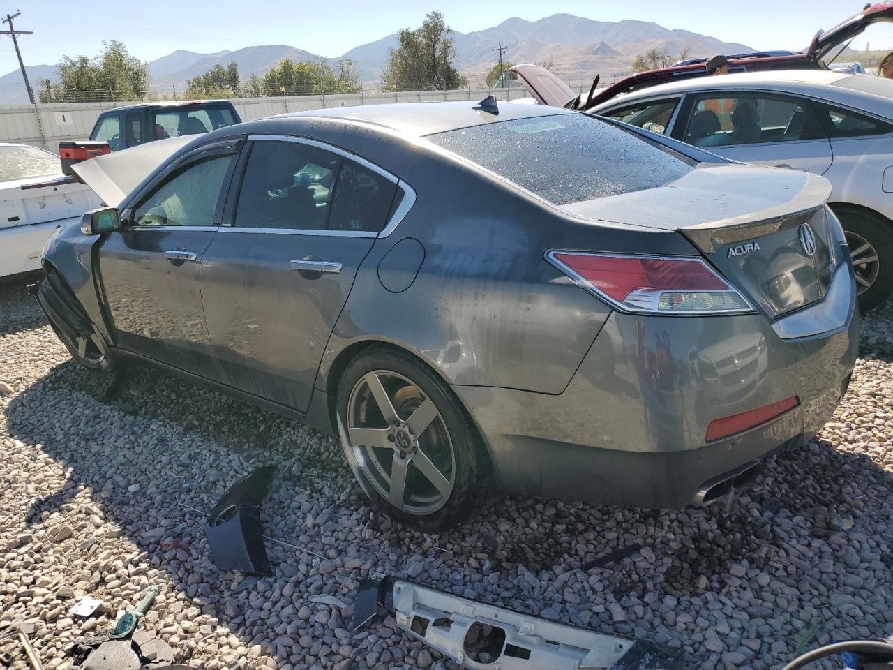 ACURA TL 2009 gray  gas 19UUA96579A005050 photo #3