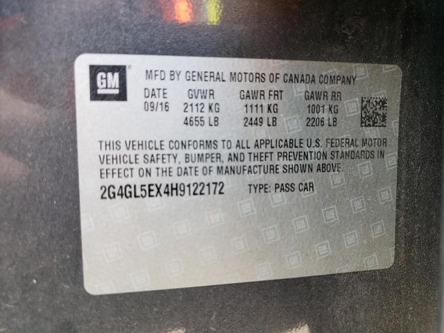 2017 BUICK REGAL SPOR - 2G4GL5EX4H9122172