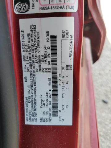 2016 FORD FIESTA SE - 3FADP4BJ7GM206682