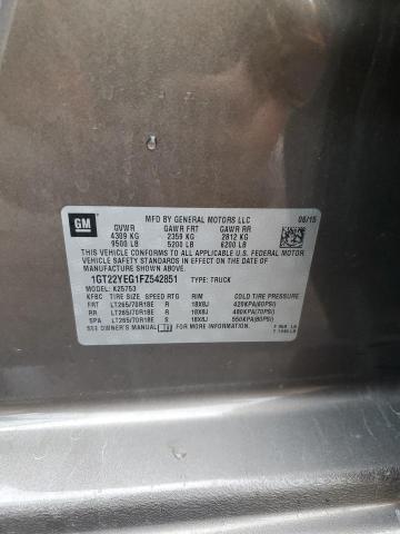 2015 GMC SIERRA K25 - 1GT22YEG1FZ542851