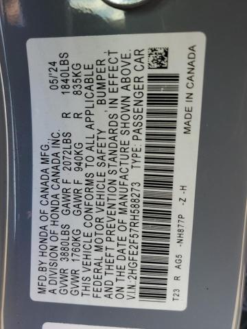 2024 HONDA CIVIC SPOR - 2HGFE2F57RH588273