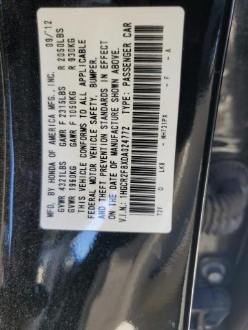 2013 HONDA ACCORD EXL 1HGCR2F8XDA024772  67528084