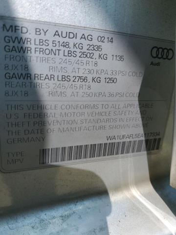 VIN WA1UFAFL5EA117334 2014 Audi A4, Premium Plus no.13