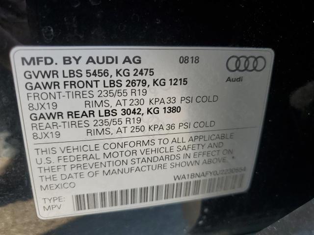 VIN WA1BNAFY0J2230554 2018 Audi Q5, Premium Plus no.14