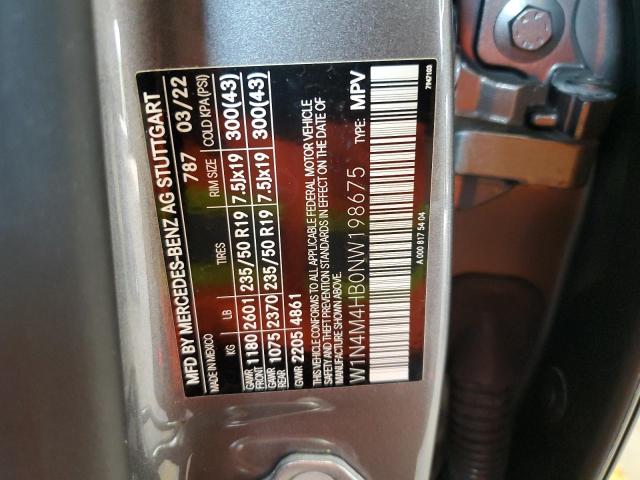 2022 MERCEDES-BENZ GLB 250 4M - W1N4M4HB0NW198675