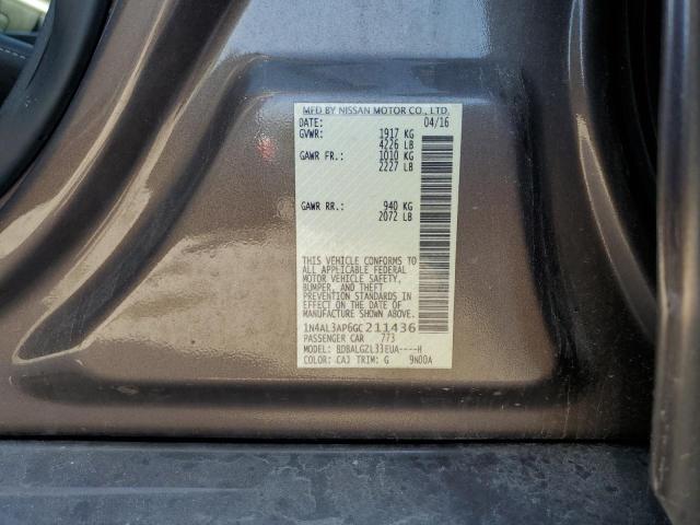 2016 NISSAN ALTIMA 2.5 - 1N4AL3AP6GC211436
