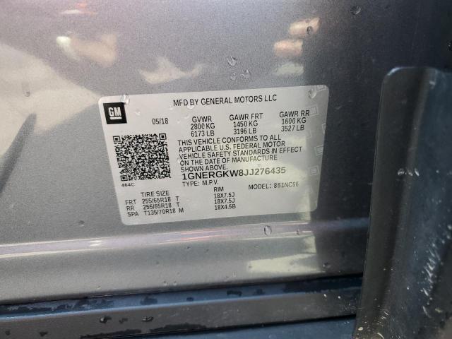 2018 CHEVROLET TRAVERSE L - 1GNERGKW8JJ276435
