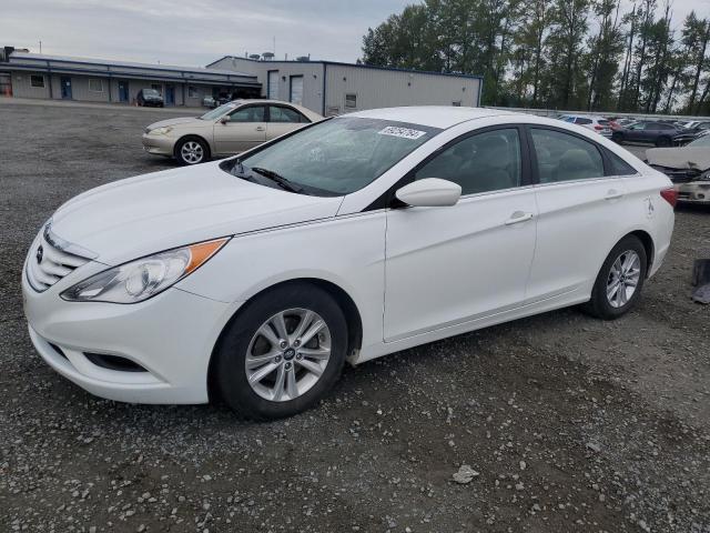 HYUNDAI SONATA GLS 2013 white  gas 5NPEB4AC7DH743358 photo #1